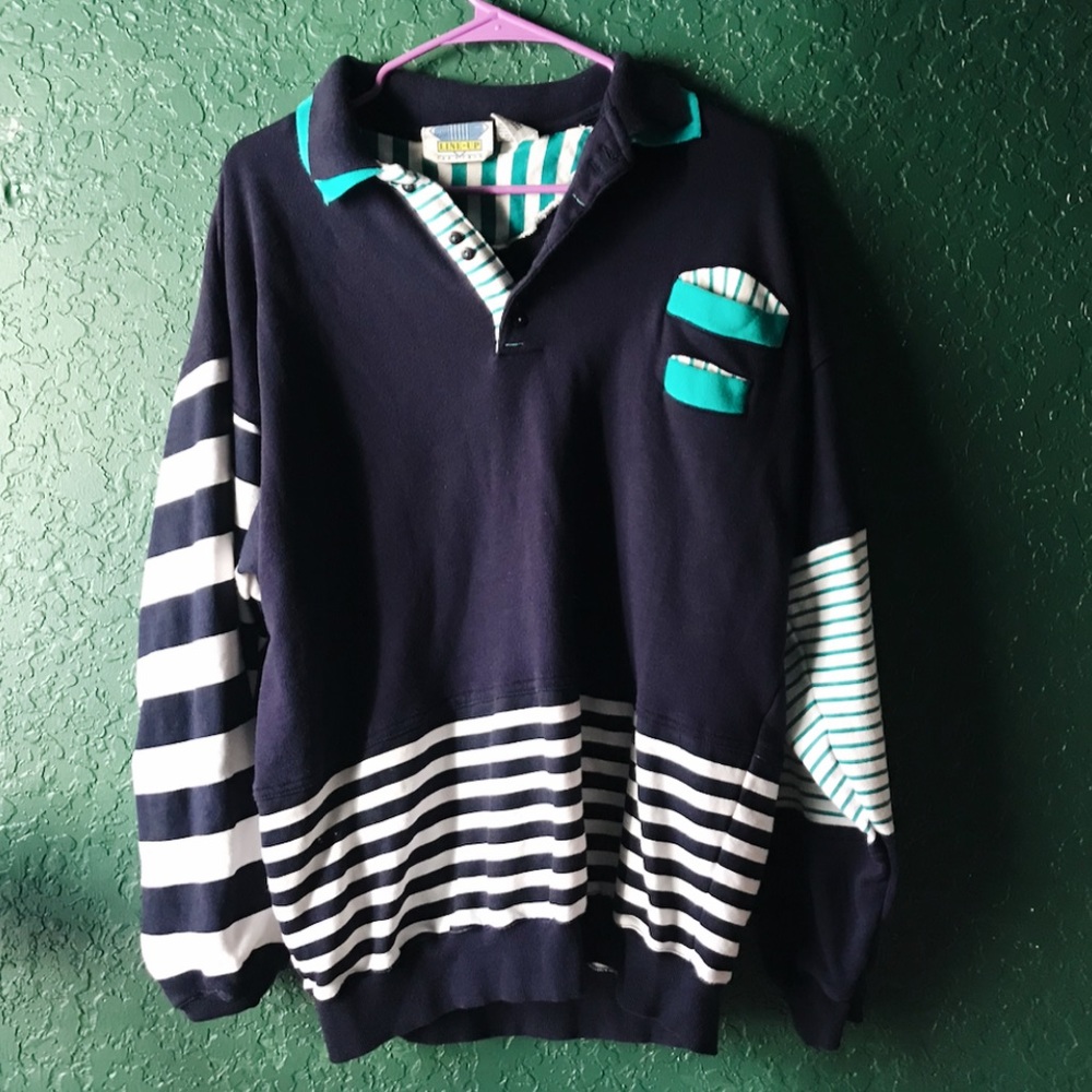 Vintage Striped 90s Y2K Sweater